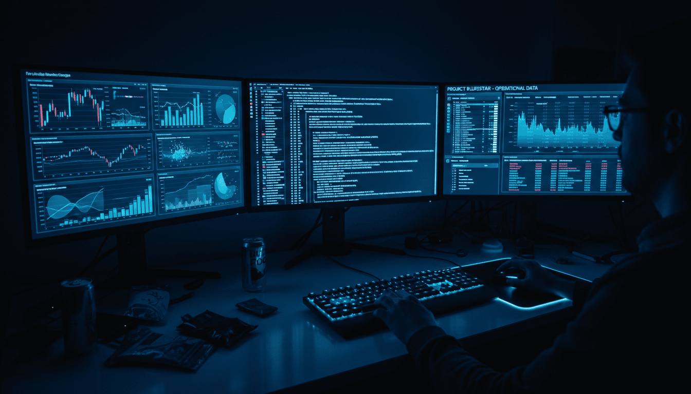 AI and machine learning data screens